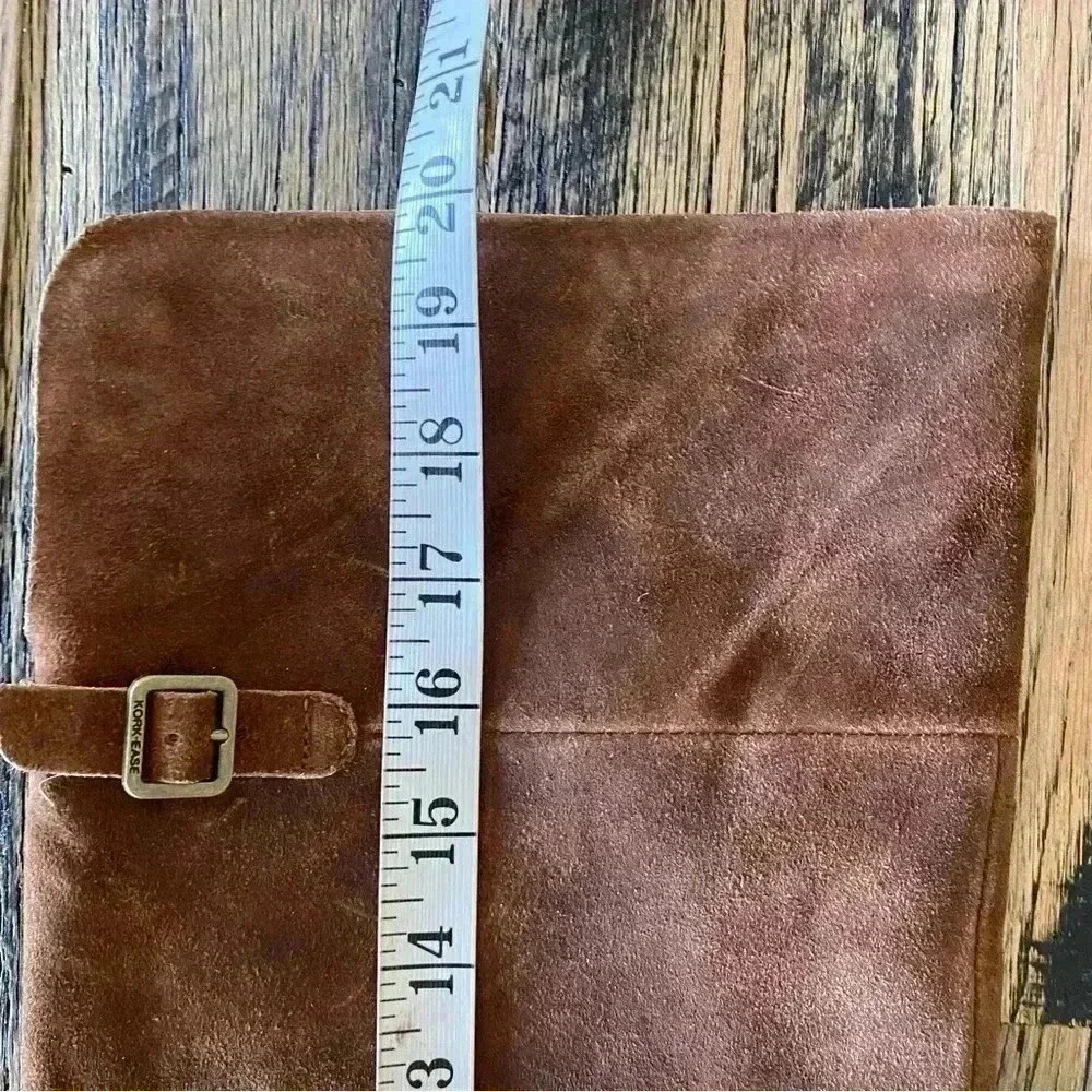 NEW KORK-EASE Addison Tabacco Distressed Suede Leather Over the Knee Boots Sz 8M - Picture 8 of 12
